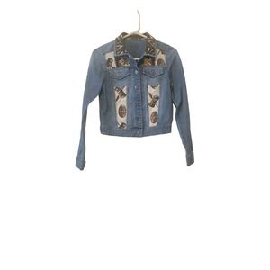 Upcycled denim jacket